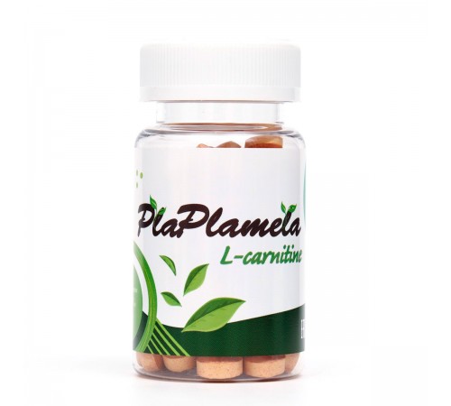 PlaPlamela L-карнитин для энергии и обмена веществ, 120 таблеток