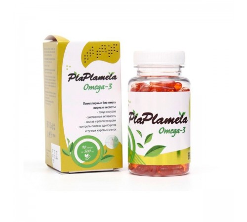 PlaPlamela Омега-3 для укрепления сосудов, 90 капсул