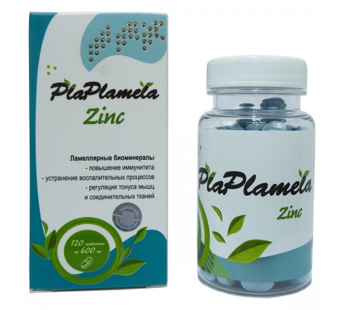 PlaPlamela Цинк для памяти и умственной активности, 120 таблеток