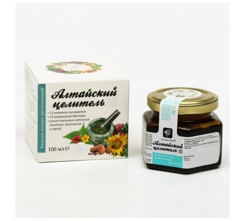 Бальзам медово-растительный Алтайский целитель, 100 мл