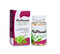 PlaPlamela Коллаген и кальций для укрепления костей, 120 таблеток