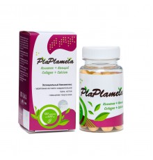 PlaPlamela Коллаген и кальций для укрепления костей, 120 таблеток