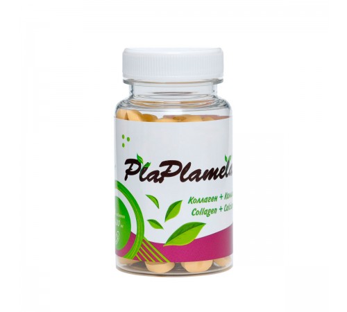 PlaPlamela Коллаген и кальций для костей, ногтей и кожи, 120 таблеток