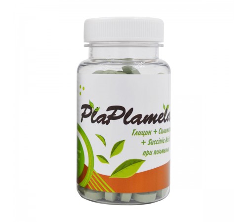 PlaPlamela Глицин и силимарин при похмелье, 120 таблеток