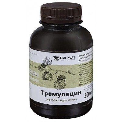 Тремулацин – экстракт коры осины, 200 мл