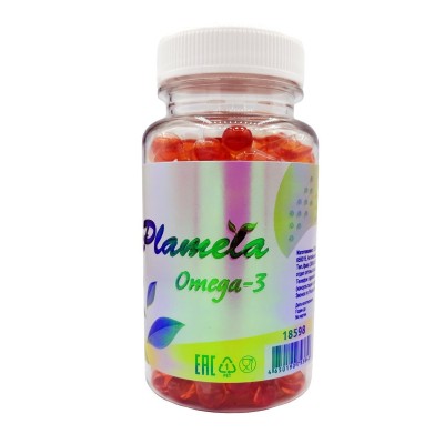 PlaPlamela Омега-3 для укрепления сосудов, 90 капсул