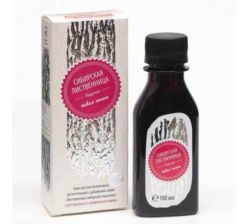 Лиственница сибирская подсочка Новая печень с расторопшей и медвежьим жиром, 100 мл