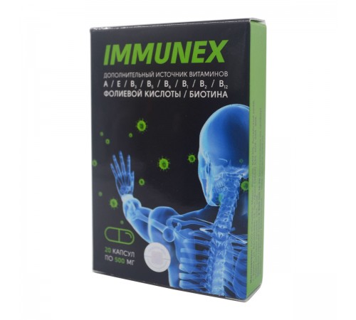 Immunex, витаминный комплекс, 20 капсул