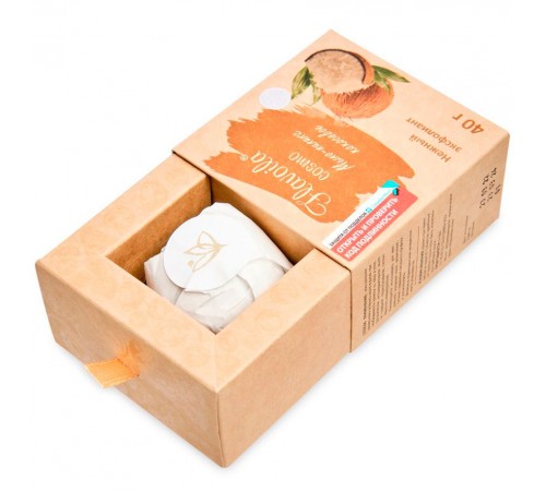 Flavoila cosmo мыло-пилинг органическое кокосовое Нежный эксфолиант, 40 г