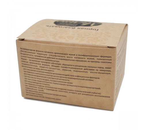 Мумиё алтайское очищенное Горная благодать, сфероиды, 60 шт.