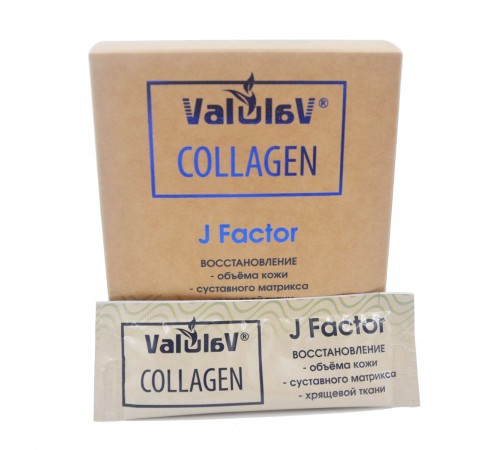 ValulaV Collagen J Factor для восстановления кожи, суставов и хрящей, 20 стиков