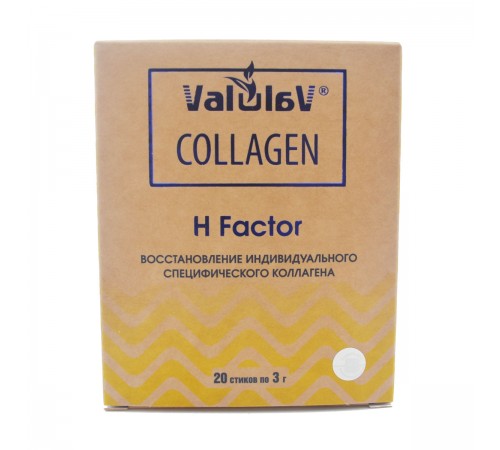 ValulaV Collagen H Factor для улучшения состояния кожи, 20 стиков