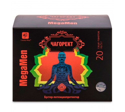 Чагорект MegaMen, бустер потенции для мужчин, 20 саше