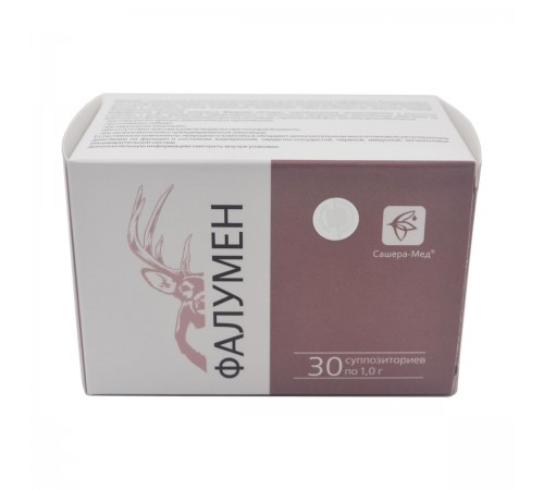 Фалумен для предстательной железы, 30 суппозиториев (свечей)