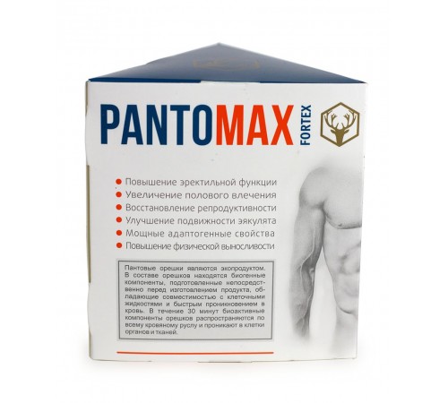 PantoMax Fortex для мужского здоровья, драже-орешки 50 шт.