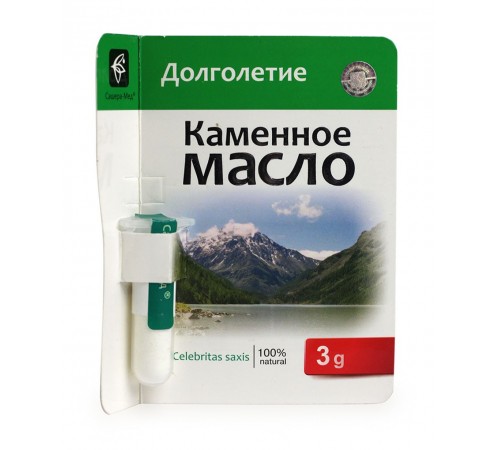 Каменное масло Долголетие (без добавок), порошок для суспензии
