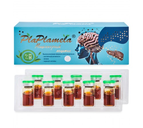 PlaPlamela Мицеллярный лецитин, 10 флаконов