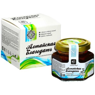 Концентрат медово-растительный Алтайская Благодать, 100 г