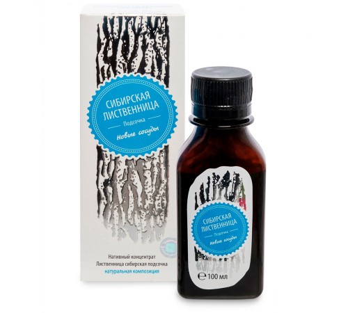 Лиственница сибирская подсочка Новые сосуды, 100 мл