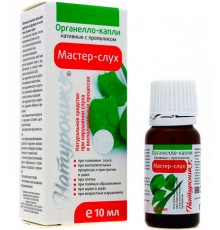 Натуроник Мастер-слух, органелло-капли с прополисом, 10 мл