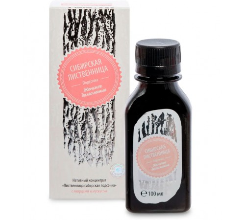 Лиственница сибирская подсочка Женское долголетие с якорцами и мускусом, 100 мл