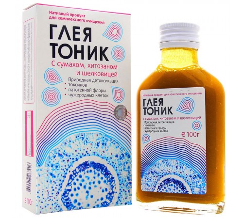 Глеятоник с сумахом, хитозаном и шелковицей – природная детоксикация, 100 г