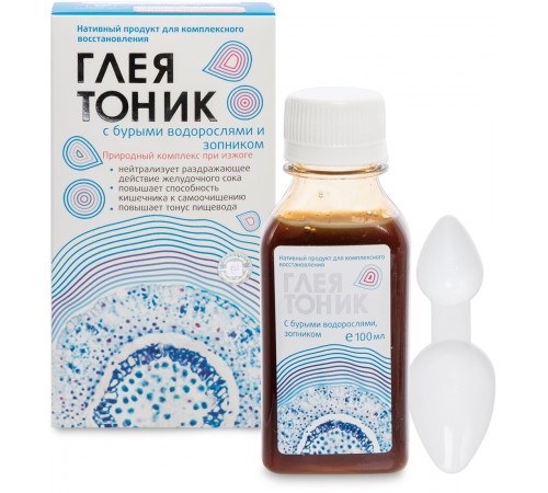Глеятоник с бурыми водорослями и зопником – комплекс при изжоге, 100 г