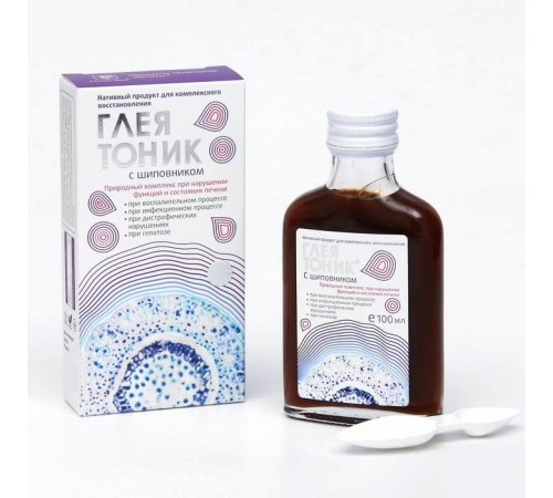 Глеятоник с шиповником – комплекс при нарушении функций и состояния печени, 100 г