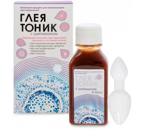 Глеятоник с шиповником – комплекс при нарушении функций и состояния печени, 100 г