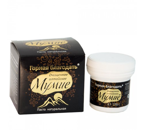 Мумиё алтайское очищенное Горная благодать, 100 г
