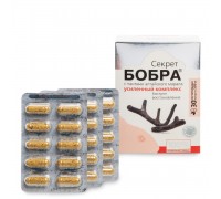Секрет бобра Быстрое восстановление с пантами алтайского марала, капсулы 30 шт.