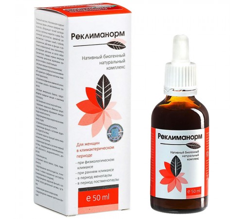 Реклиманорм – комплекс для женщин в климактерическом периоде, 50 мл