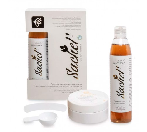 Маска для лица альгинатная коллагеновая Sachel Биобаланс