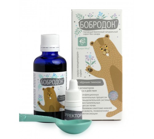 Бобродок с чёрным тмином для почек, 50 мл