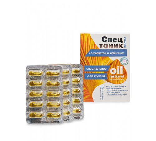 Спецтоник Лисичка с эспарцетом и любистком Для мужчин, капсулы 30 шт.