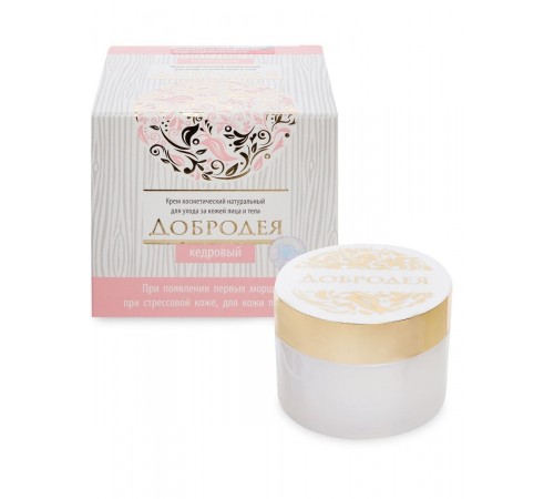 Крем Добродея Кедровый против сухости кожи, 30 мл