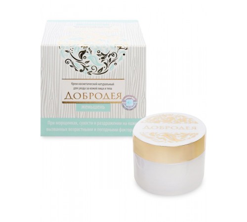 Крем Добродея Женьшень от морщин и сухости, 30 мл