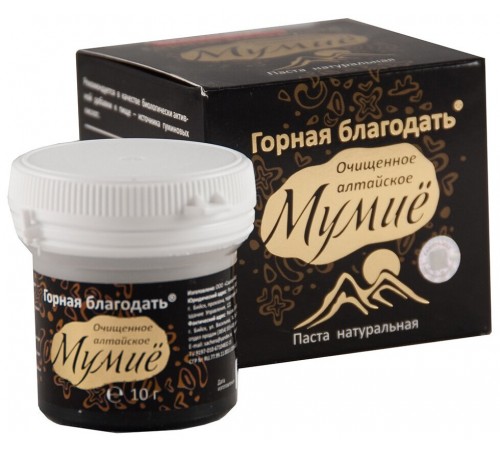Мумиё алтайское очищенное Горная благодать, 10 г