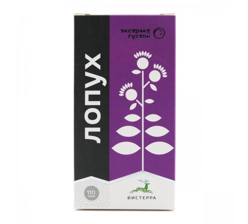 Лопух, густой экстракт от Вистерра, 110 г
