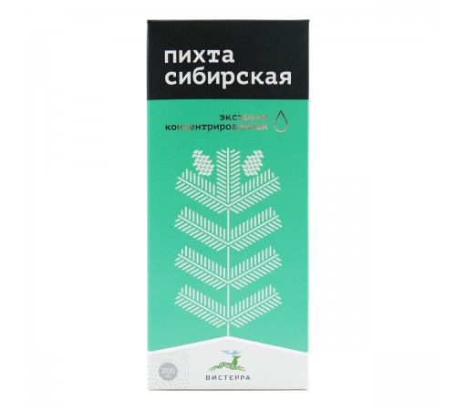 Пихта сибирская Вистерра, концентрат на фруктозе, 200 мл