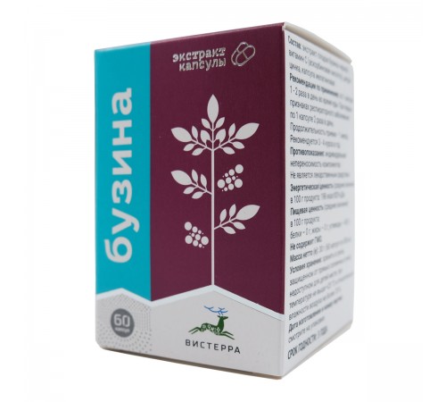 Бузина Вистерра, 60 капсул