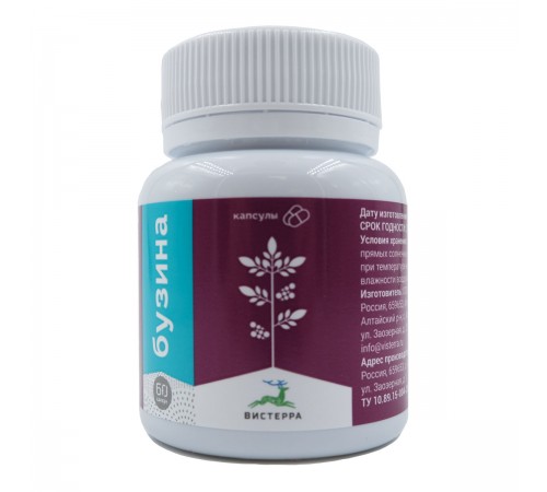 Бузина Вистерра, 60 капсул