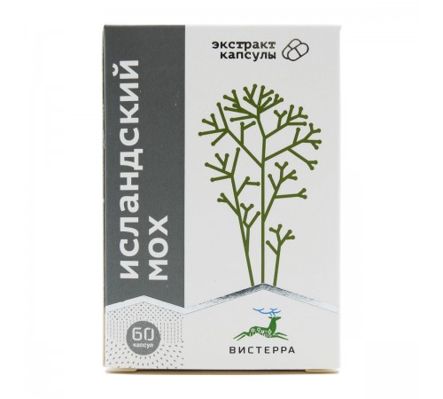 Исландский мох от Вистерра, 60 капсул