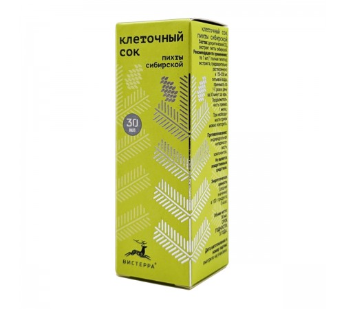 Клеточный сок пихты сибирской, 30 мл