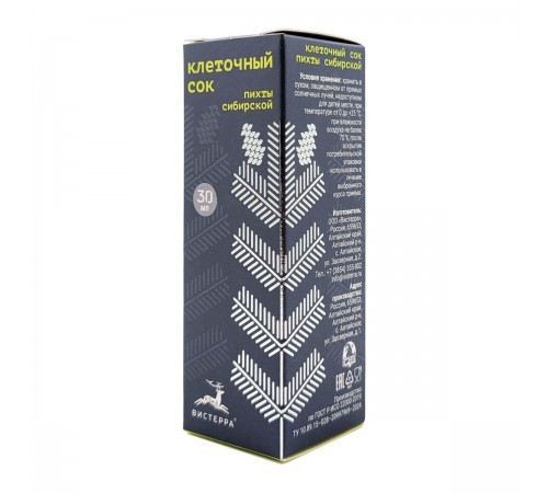 Клеточный сок пихты сибирской, 30 мл