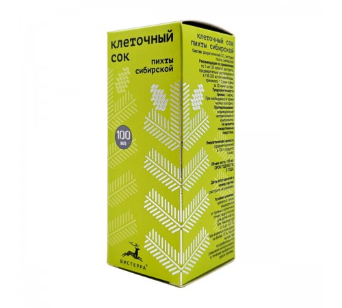 Клеточный сок пихты сибирской, 100 мл