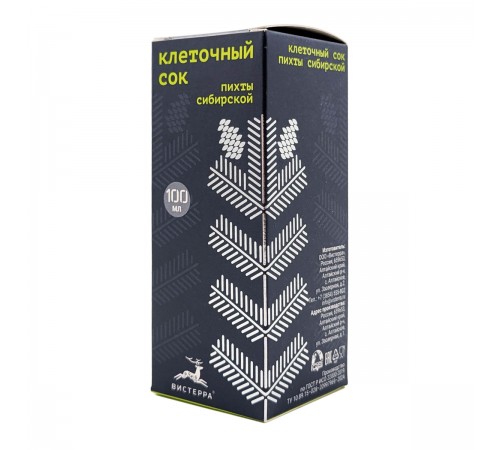 Клеточный сок пихты сибирской, 100 мл