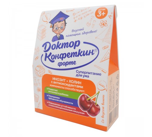 Доктор Конфеткин Форте с инозитом и холином, драже детское, 90 г