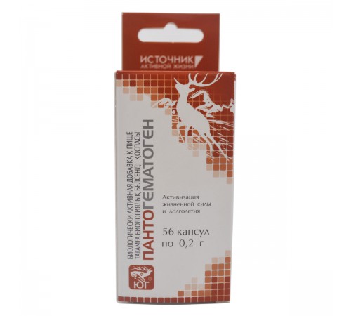 Пантогематоген в капсулах, 56 шт.